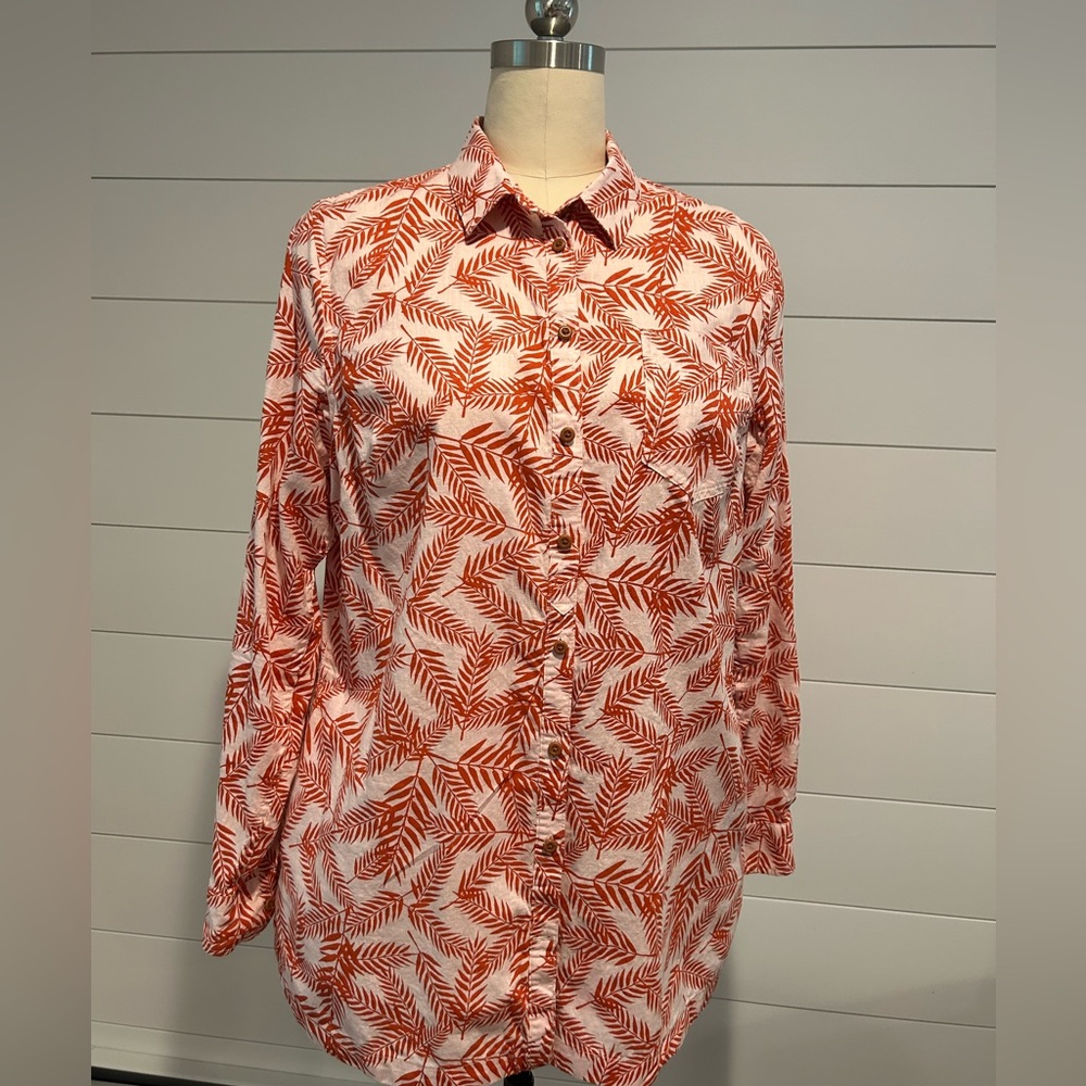 Duluth Trading Hemp & Organic Cotton Button Down